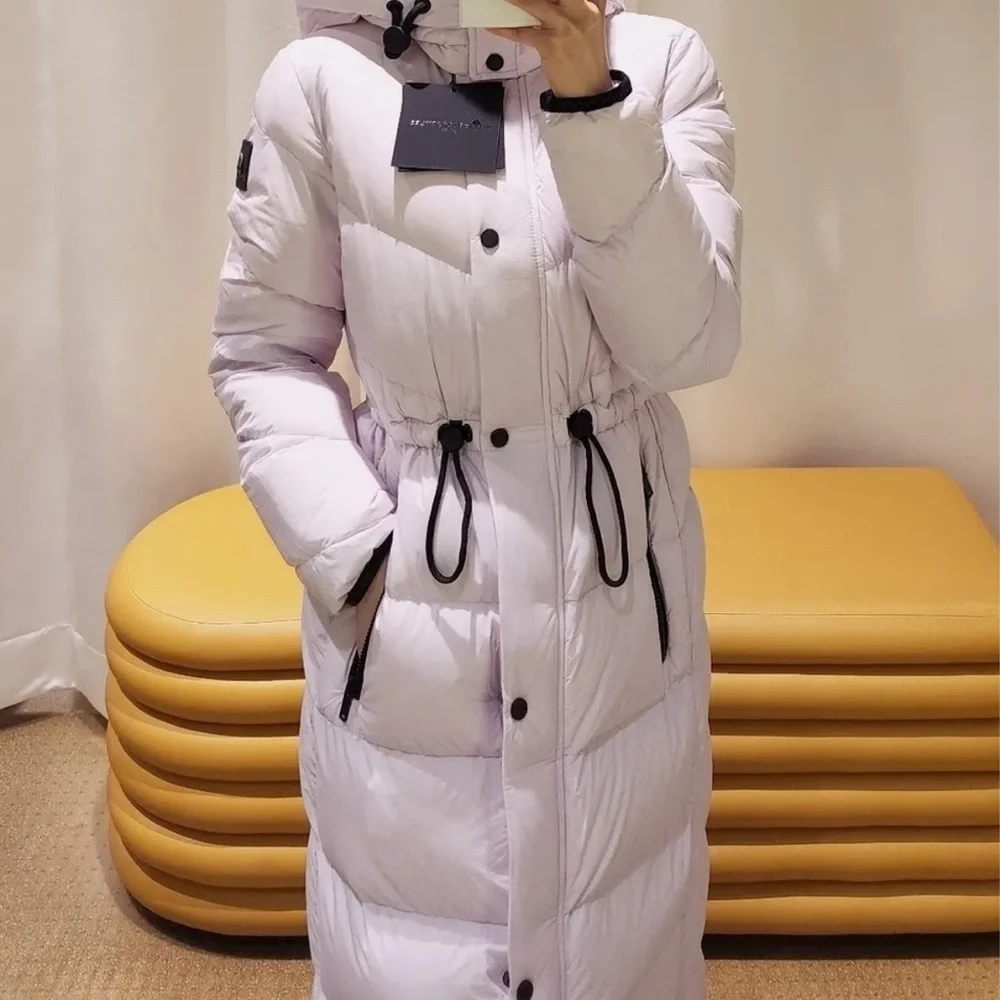 Moose Knuckles Women’s Lightweight Parka Coat Belle Cote Lilac - Picture 4 of 10